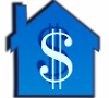 Dollar Symbol on House